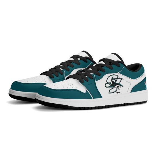Discover San Jose Sharks Low Top Sneakers, NHL Fan Shoes, Gift for Hockey Lovers