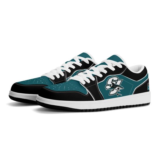 Discover San Jose Sharks Low Top Sneakers, NHL Fan Shoes, Gift for Hockey Lovers