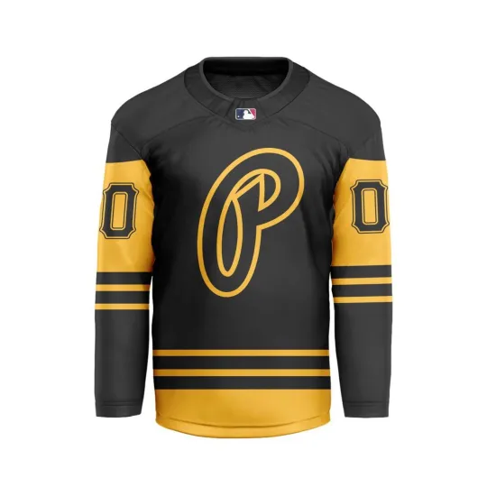 Discover Personalized Pittsburgh Pirates Alternate Hockey Shirt Men's Fan Gear Xmas Gift