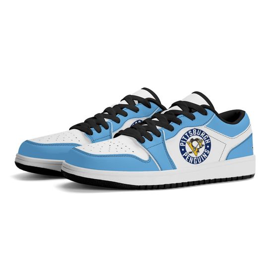 Discover Pittsburgh Penguins Low Top Sneakers, NHL Fan Shoes, Gift for Hockey Lovers