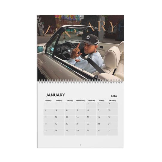 Discover KWN Photo Wall Calendar 2026 | Custom Monthly Planner