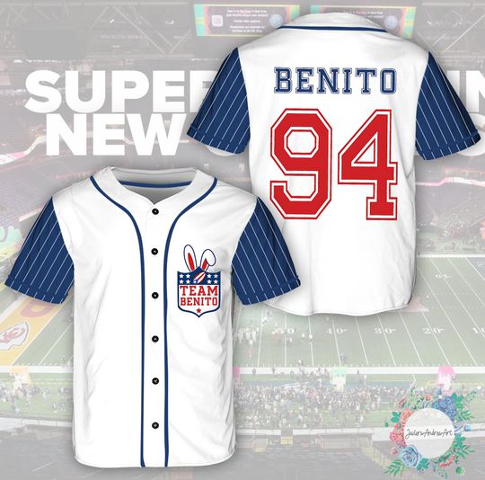 Discover Benito 94 Baseball Jersey, Retro Sports Style Jersey