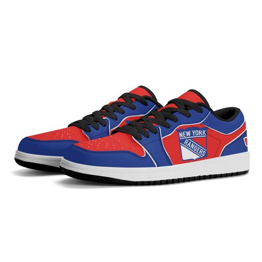 Discover New York Rangers Low Top Sneakers, NHL Fan Shoes, Gift for Hockey Lovers