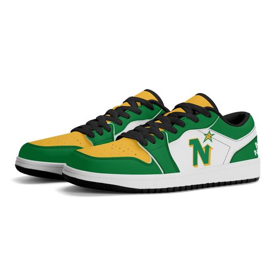 Minnesota North Stars Low Top Sneakers, Gift for Hockey Lovers