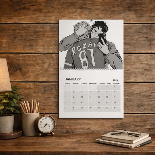 Discover 2026 Hockey Romance Wall Calendar | Sports Gift