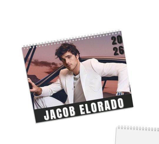 Discover Jacob Elordi 2026 Wall Calendar - Aesthetic Actor Fan Gift, Movie Poster Decor