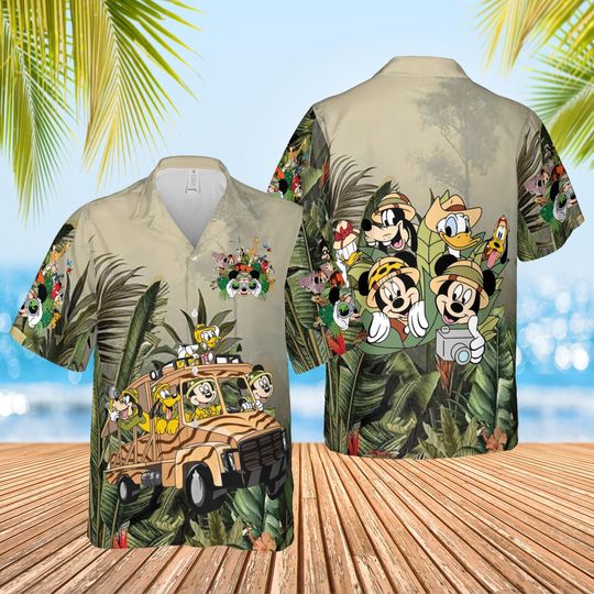 Discover Custom Disney Animal Kingdom Hawaiian Shirt, Pirates of the Caribbean, Mickey and Friends Cruise Shirt