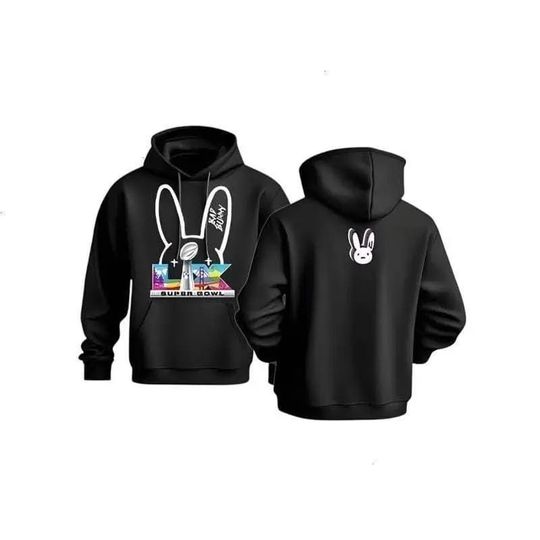 Discover Comfort Colors BBunnie S.Bowl Halftime 2 Sided Hoodie Sweatshirt, Puerto Rican Football Tee, S.Bowl 2026, Here for the Benito Bowl Hoodies