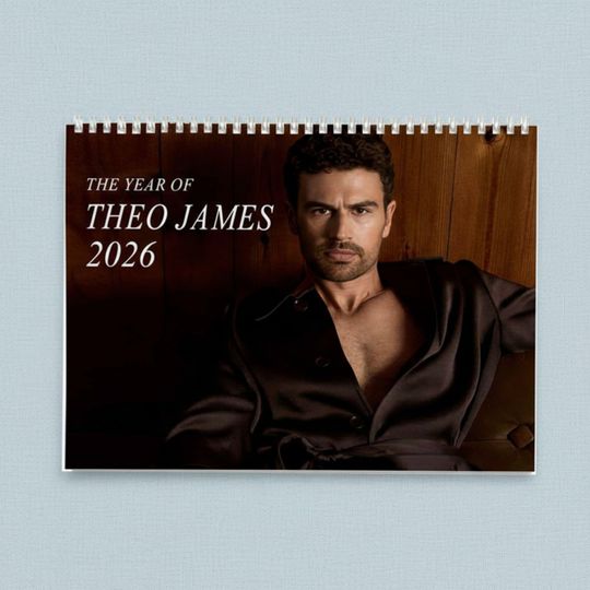 Discover Theo J 2026 Wall Calendar Planner, Movie Inspired Fan Gift, Unique Holiday Gift, Home Office Decor