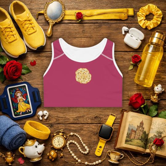 Princess Belle Women's Sports Bra