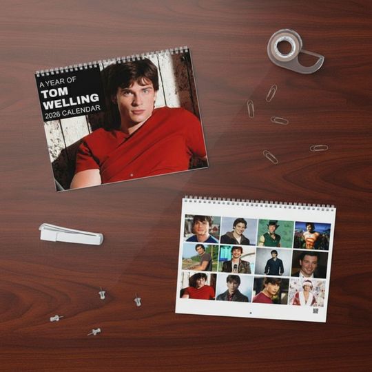 Discover 2026 Celebrity Fan Wall Calendar Planner, Actor Crush Calendar, Holiday Gift for Her or Him