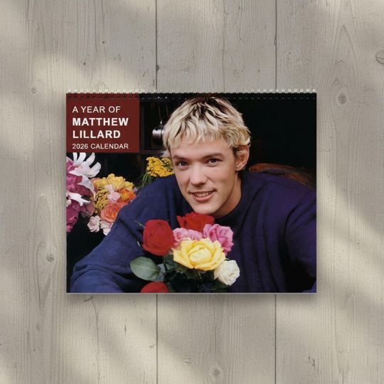Discover Matthew Lillard 2026 Calendar, Blonde 90s Aesthetic Fan Gift, Unique Holiday Gift, Home Office Decor