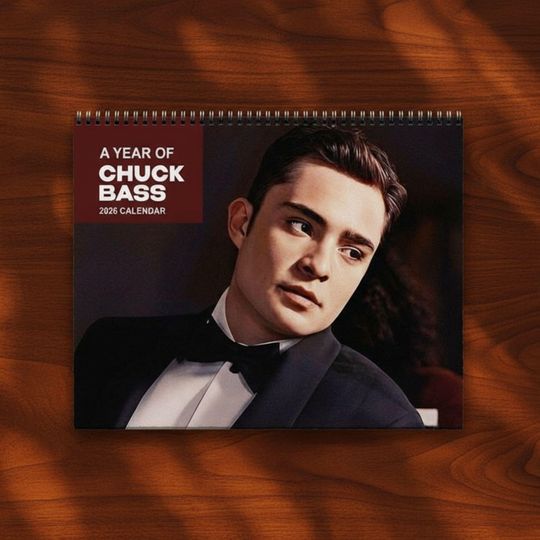 Discover A Year Of Ed Westwick 2026 Calendar, Celebrity Fan Wall Calendar, Home Office Decor, New Year Fan Gift