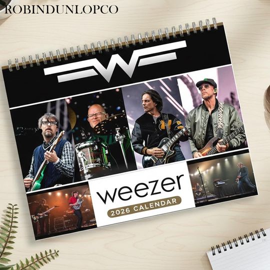 Discover Music Rock 2026 Calendar, Music Rock Monthly Wall Calendar, 2026 Music Rock Calendar