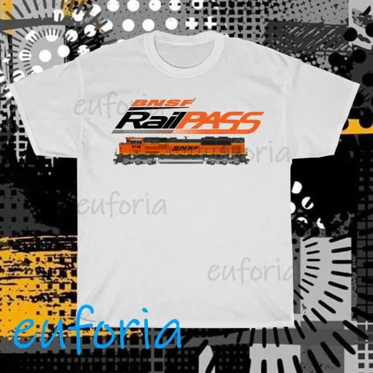 Discover New BNSF Railway Logo T-Shirt Men's Fashion