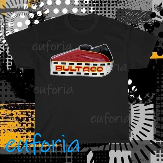 Discover Bultaco Logo T-Shirt Men Women Casual Clothing