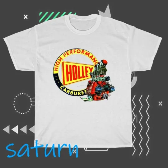 Discover Holley Carburetors Logo T-Shirt Men’s Short Sleeve Graphic Tee