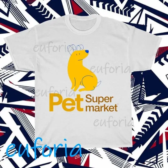 Discover New Pet Smart Pet Food Market Grocery Logo T-Shirt Unisex