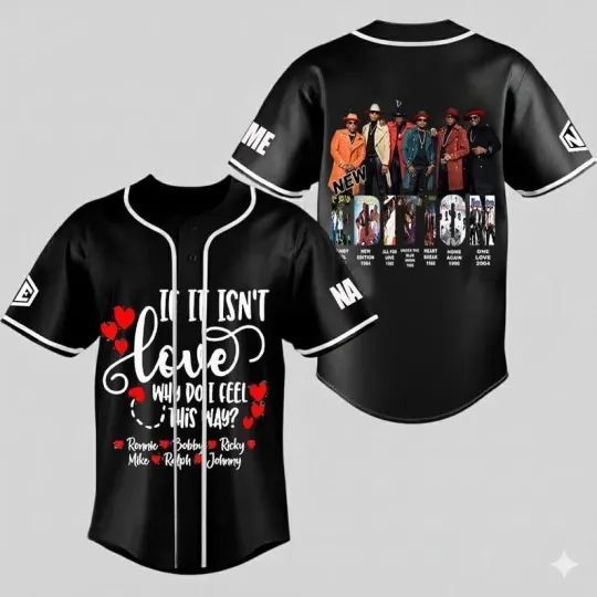 Official The New Edition Way Tour 2026 Baseball Jersey