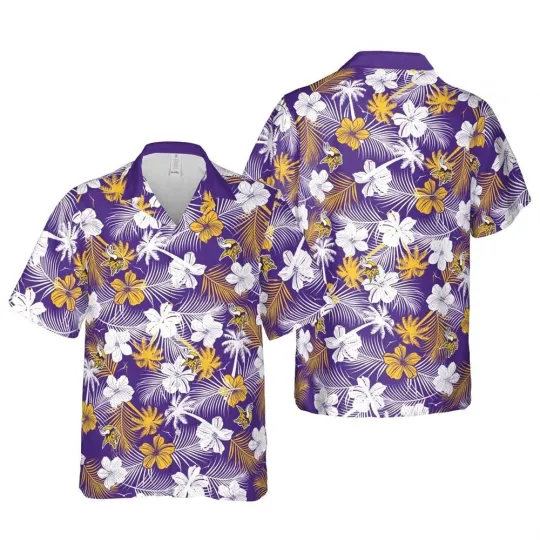 Personalized Minnesota Vikings Hawaiian Shirt Unisex Adult Outfit