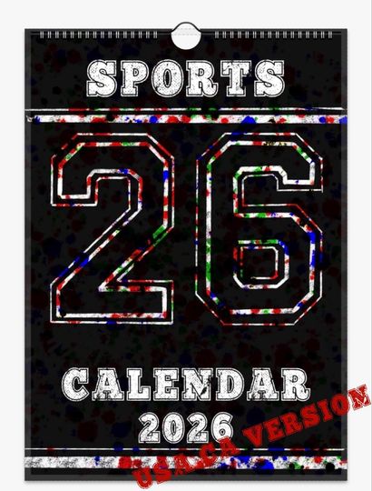 Discover The Sports Athlete Illustrated Wall calendar 2026 (US & CA)