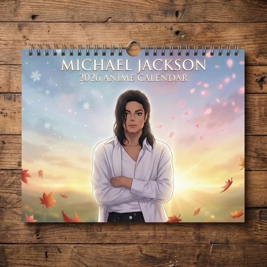 Michael Jackson Anime Calendar 2026 | Wall Calendar, Monthly Planner