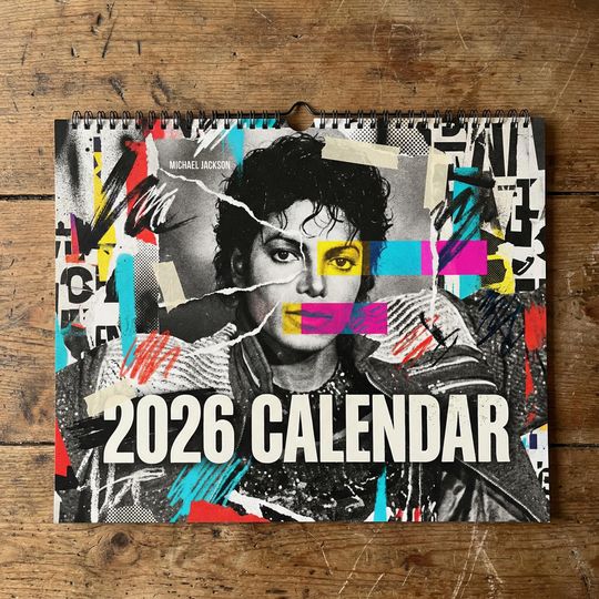 Michael Jackson | The King Of Pop Calendar 2026 | Wall Calendar, Monthly Planner