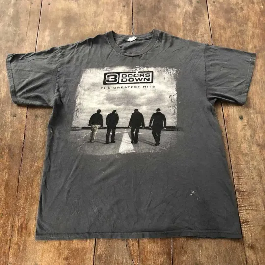 Discover Vintage 3 Doors Down Tour 2014 T-Shirt