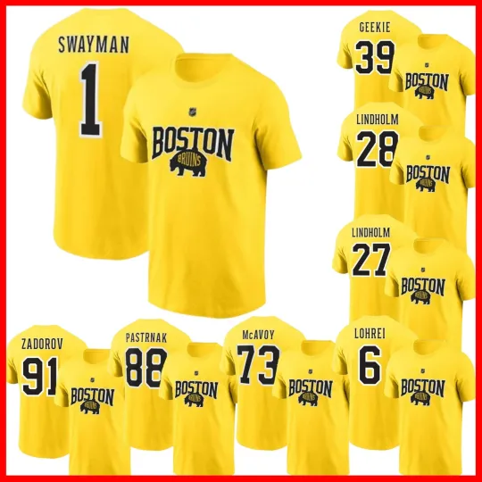 Boston Bruins 2026 Stadium Series Full Team: David Pastrnak, Swayman, McAvoy