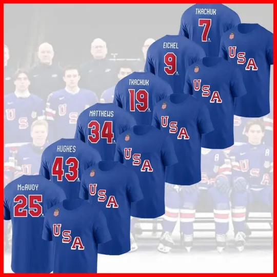 Discover Hockey USA 2026 Full Team: McAvoy, Tkachuk, Matthews, Hughes, Eichel, ..