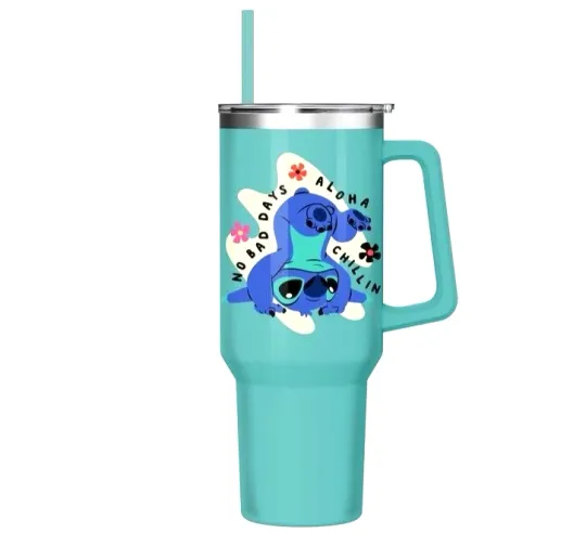 Discover Disney Lilo and Stitch Stainless Steel Insulated Tumbler 40 oz with Handle