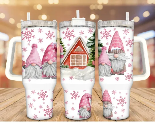 Discover Winter Gnome 40 oz Stainless Steel Tumbler with Handle