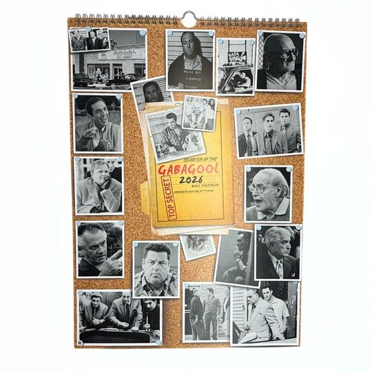 Discover The Sopranos 2026 Wall Calendar: Quarter of the Gabagool
