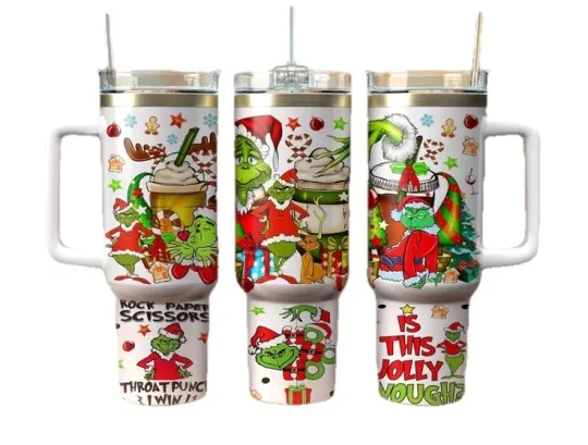 Discover CHRISTMAS THE funny character STAINLESS STEEL TUMBLER 40 OZ.