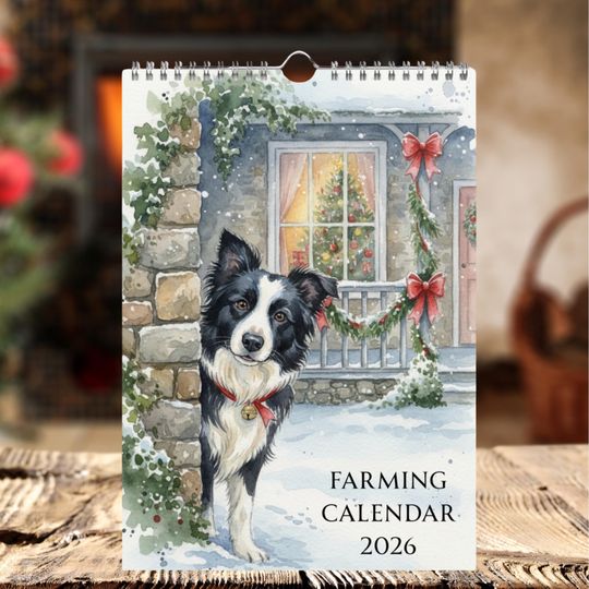 Discover British Farming Wall Calendar 2026. Gifts for Farmers. Unique British Farming Gifts. Agricultural Gifts. Smallholder's Calendar 2026.