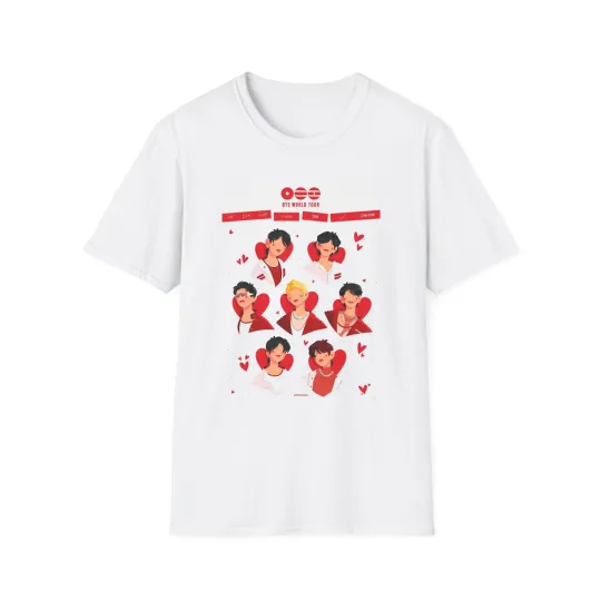 Discover BTS 2026 2027 Tour Concert T-Shirt K-Pop Fan Army Tee
