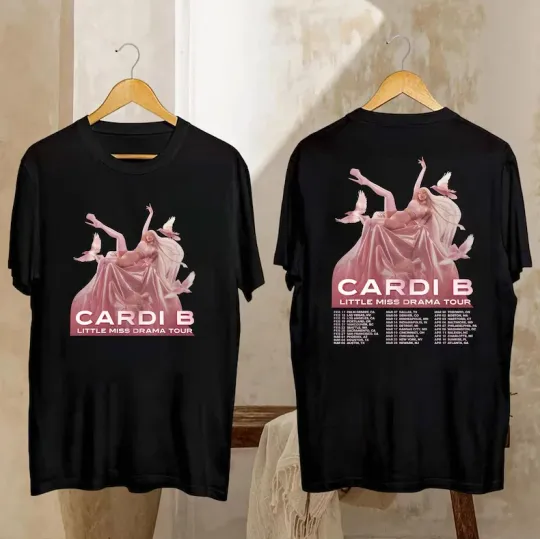 Discover Cardi B Tour 2026 T-Shirt - Am I the Drama Concert Merch