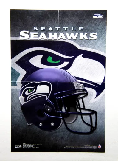 Discover Seattle Seahawks Football Team Vending Machine Poster