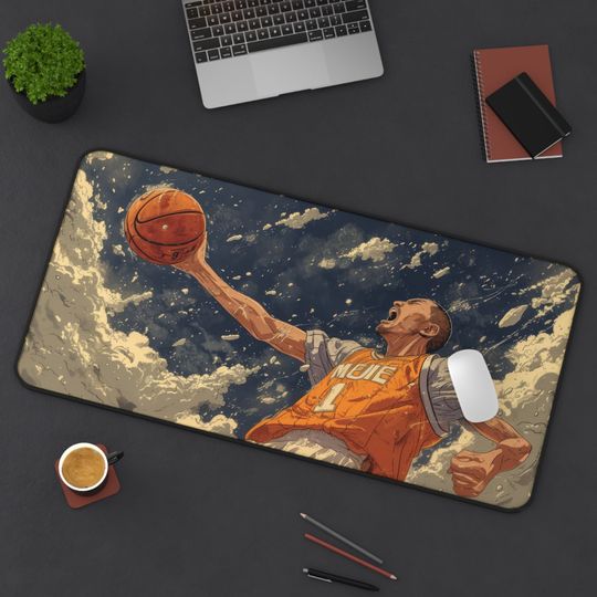 Discover Anime Desk Mat - Epic Basketball Theme, Large Mouse Pad, Aesthetic Mousepad, Deskmat, Stylish Desk Pad, Big, Deskpad