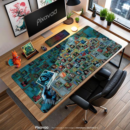Discover Marvel Character Board Mouse Pad - Moon Knight & Heroes Wall Gaming Mat, Comic Desk Decor, Avengers Fan Gift Setup