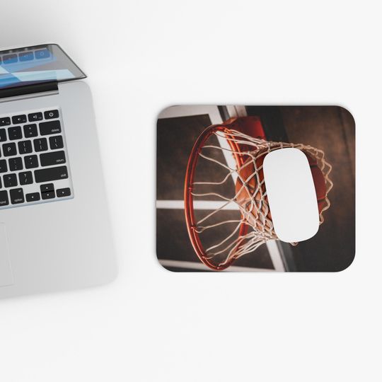 Discover Basketball Hoop Mouse Pad | Sports Fan Desk Accessory