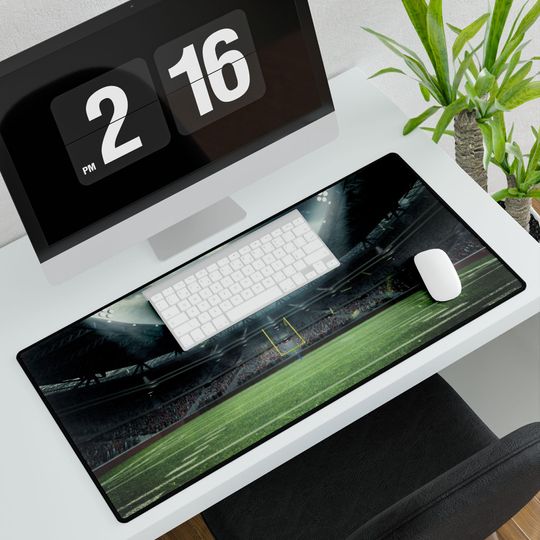 Discover Football Field Desk Mat, Sports Card Break Pad