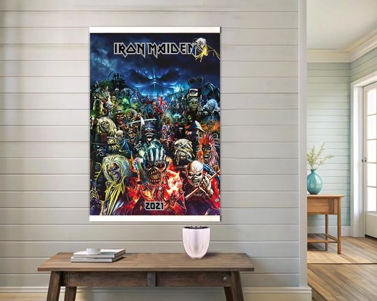 Discover Metal Music Tapestry, Heavy-Metal Wall Art, Music Band WallDecor, Vintage Rock Artwork Print