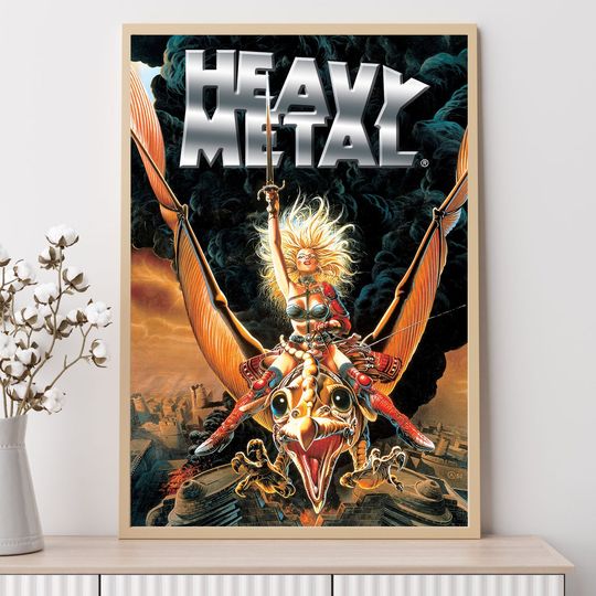 Discover Heavy Metal Movie Poster - Premium Matte Vertical Wall Art for Home Decor