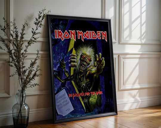 Iron Maiden Poster | Metal Music Poster | Album Cover Poster