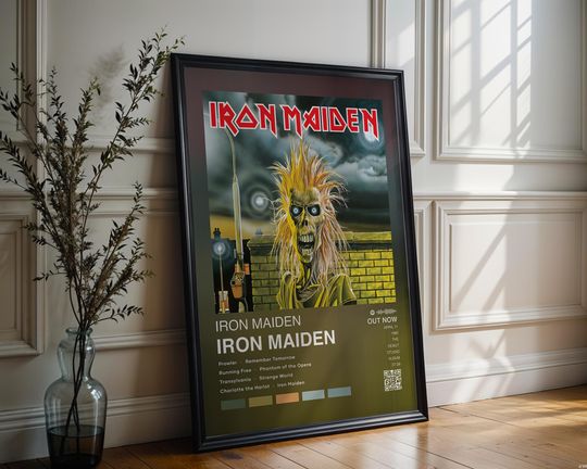 Discover Iron Maiden Poster | Iron Maiden Album  | Album Cover Poster