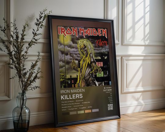 Discover Iron Maiden Poster | Killers Poster Album Cover Poster