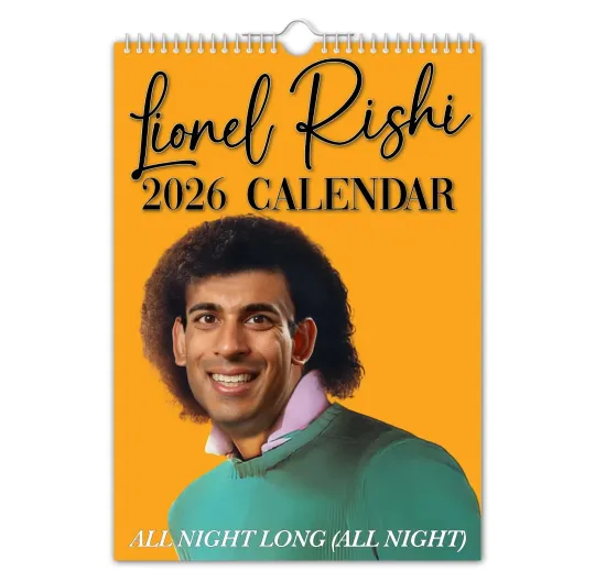 Discover 2026 Calendar - Lionel Rishi – Funny - Quirky - Christmas - Birthday