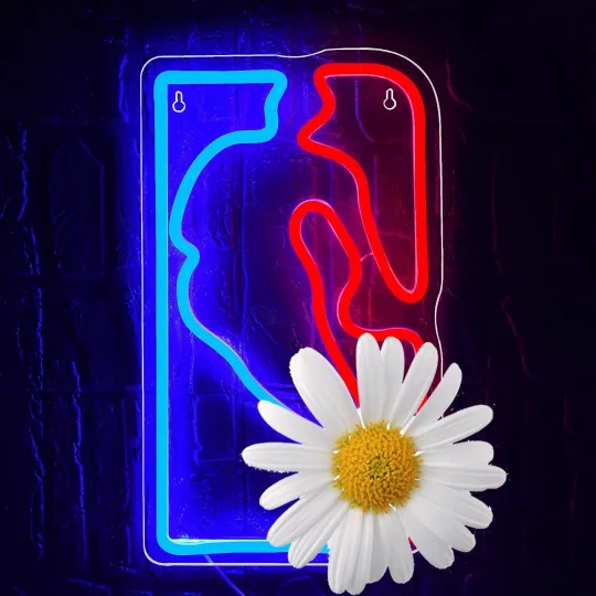 Discover NBA logo LED Light Sign Eco friendly in stock