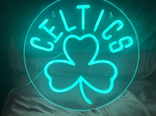 Discover New Boston Celtics Neon Sign  14” X 14”